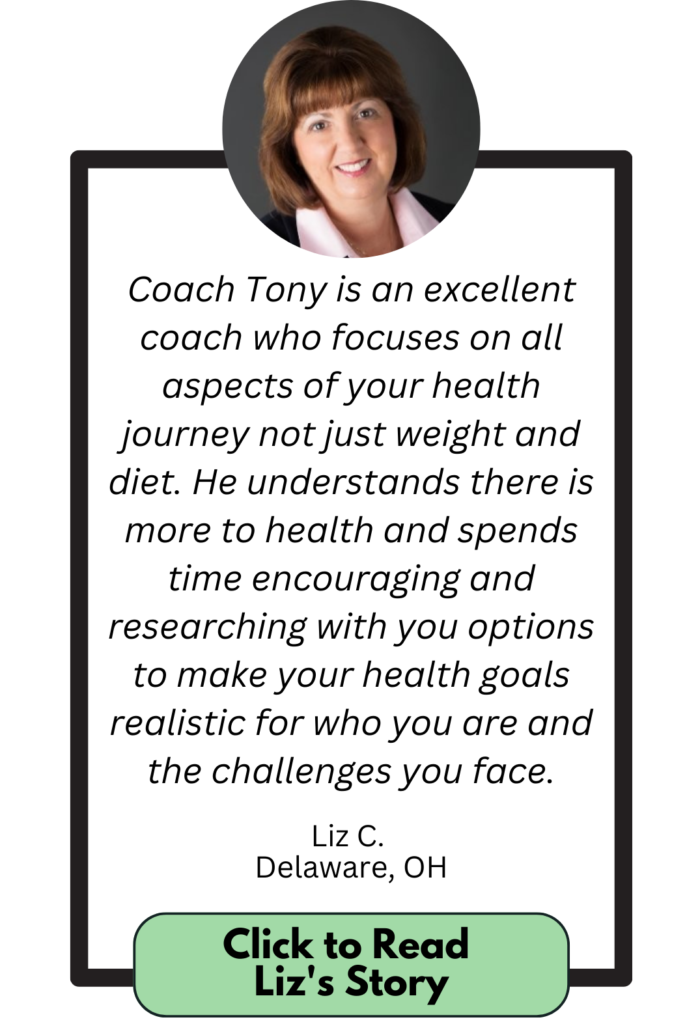 Liz C coaching testimonial
Click for Liz C's full story