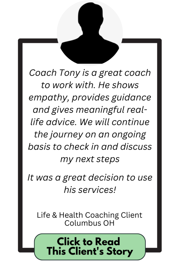 Life & Health coaching testimonial
Click for full story