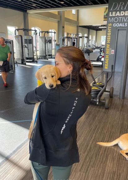 Mallory - Fitness Loft and puppies